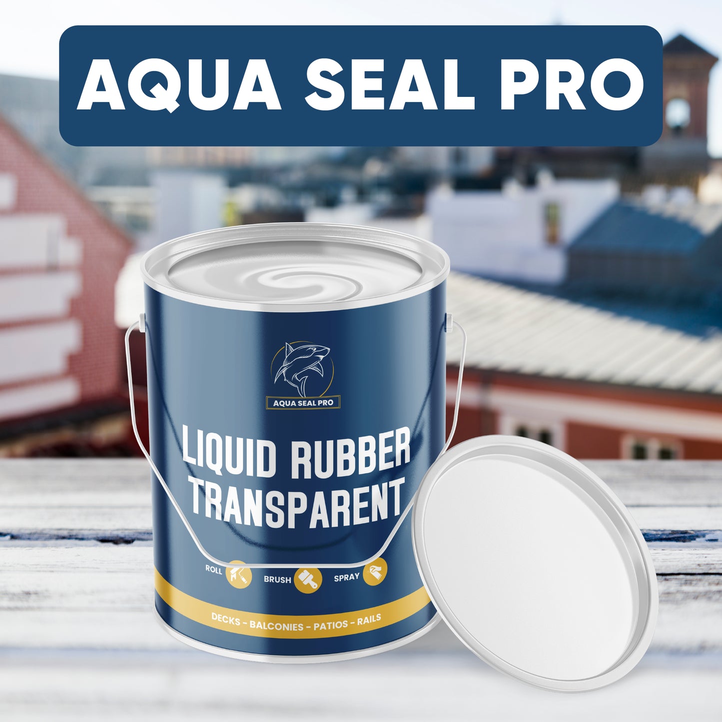 AQUA SEAL PRO – Výkonná hydroizolácia v bielej a priehľadnej verzii