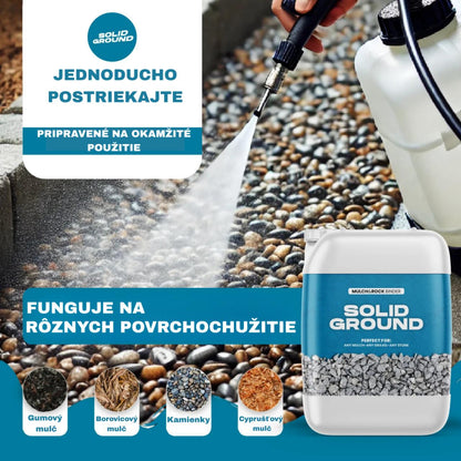 SOLID GROUND – Lepidlo na kamienky na úpravu záhrady